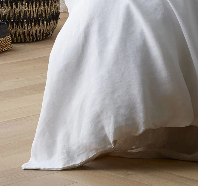 Hemp Quilt Cover Set Range White - Image 3