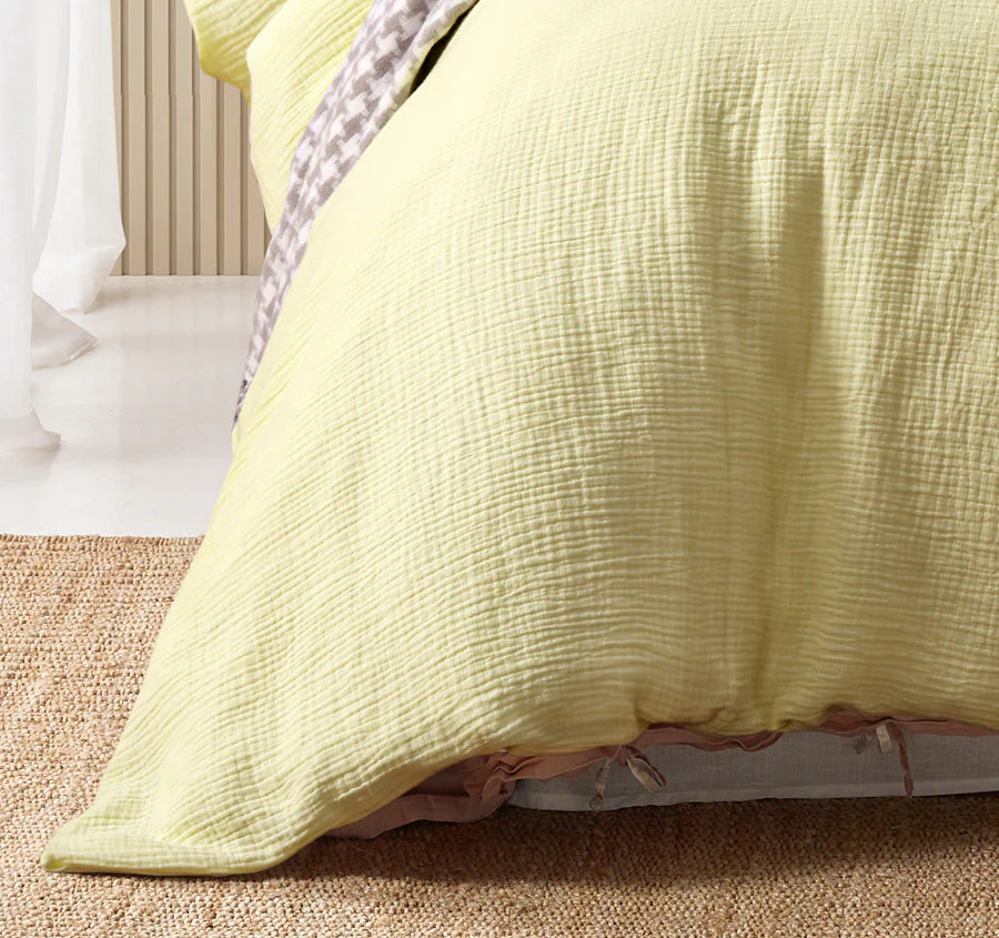 Hugo Quilt Cover Set Range Butter - Image 3