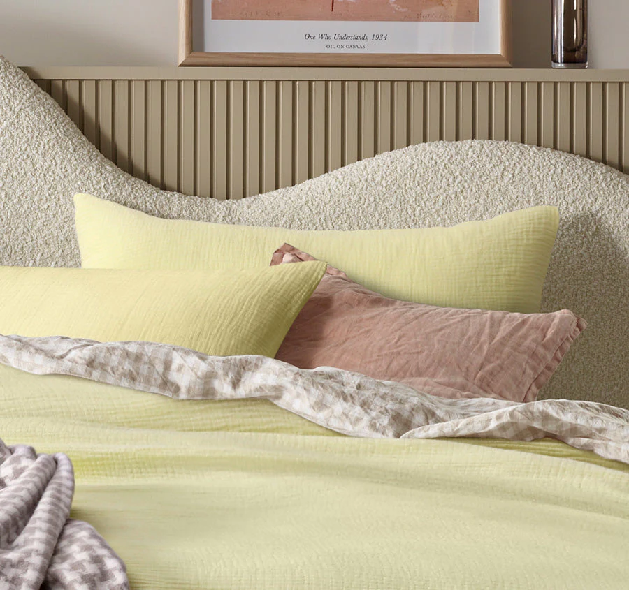 Hugo Quilt Cover Set Range Butter - Image 4