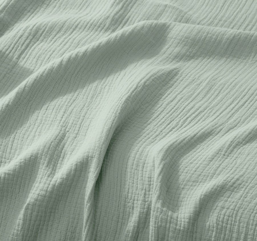 Hugo Quilt Cover Set Range Sage - Image 2