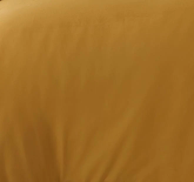 Washed Cotton Quilt Cover Set Range Ochre - Image 2