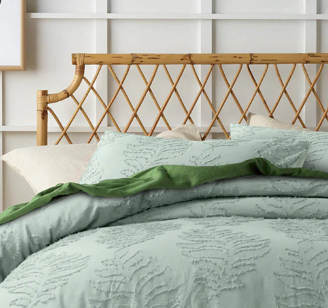 Lucas Quilt Cover Set Range Sage - Image 4