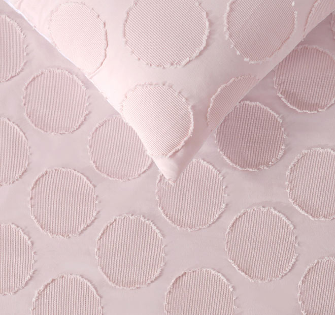 Orion Quilt Cover Set Range Blush - Image 2