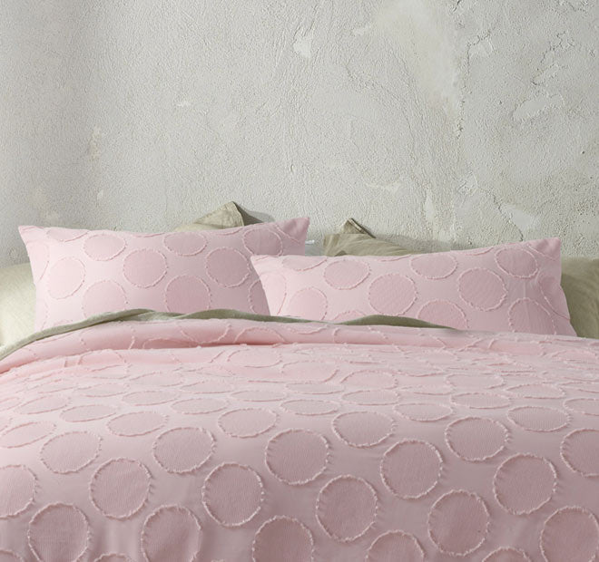 Orion Quilt Cover Set Range Blush - Image 4