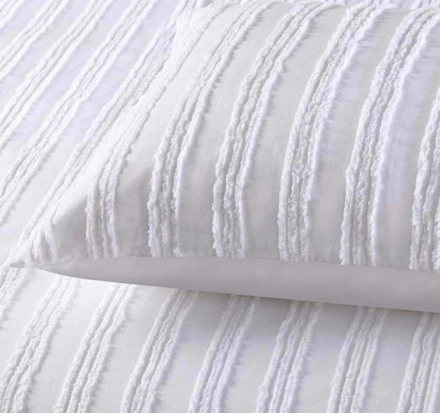 Reflections Quilt Cover Set Range White - Image 2