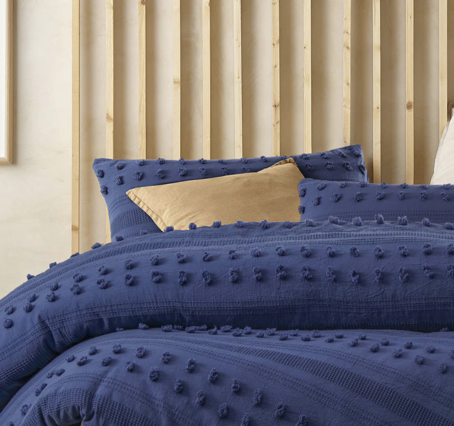 Sans Sovci Quilt Cover Set Range Bijou Blue - Image 4