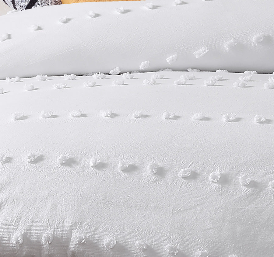 Serapian Quilt Cover Set Range White - Image 2