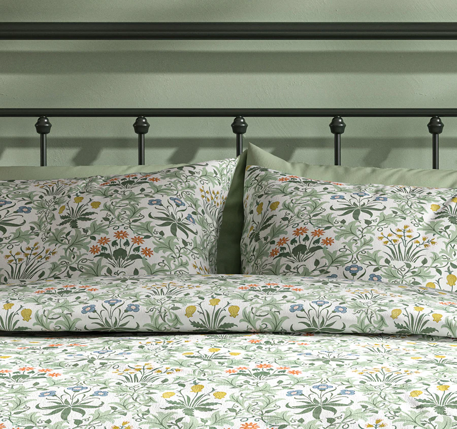 Celadine Quilt Cover Set Range Eau De Nil - Image 4